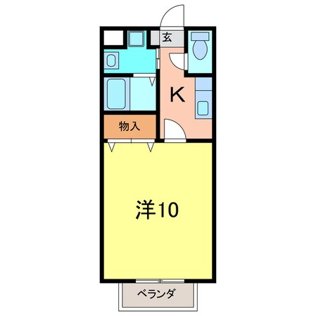 アムール西岡崎の物件間取画像